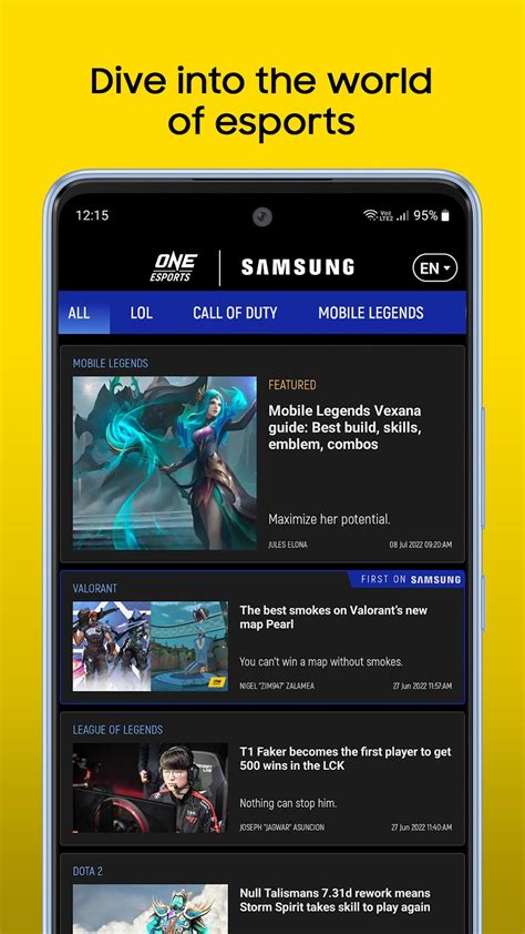 esport apps|ONE Esports .